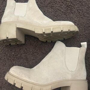Steve Madden Beige Ankle Boots for Women